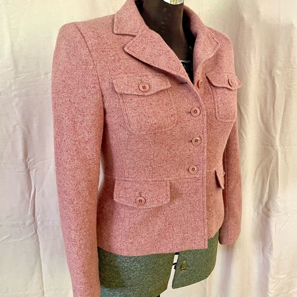 Rose Wool Blazer - Picture 2 of 10